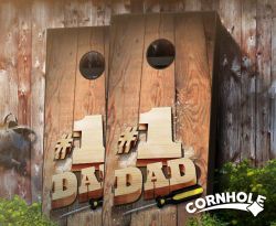 "#1 Dad Screwdriver" Cornhole Boards