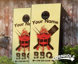 "BBQ" Cornhole Boards