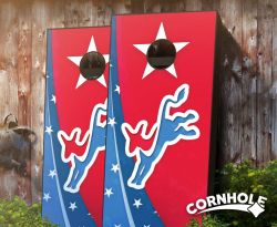 "Democrat" Cornhole Boards