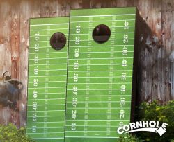 "Football Turf" Cornhole Boards