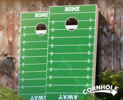 "Football Field" Cornhole Boards