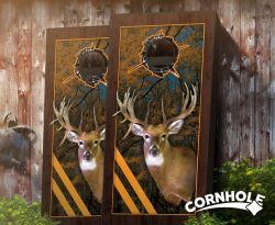 "Framed Deer" Cornhole Boards