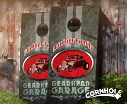 "Garage" Cornhole Boards
