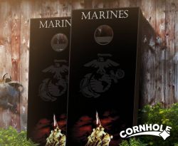 "Marines Raise the Flag" Cornhole Boards