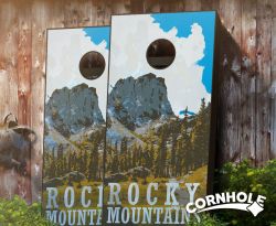"Rocky Mountains" National Park Cornhole Boards