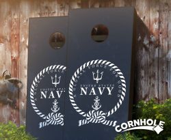 "Navy Global Force for Good" Cornhole Boards