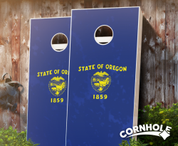 "Oregon Flag" Cornhole Boards