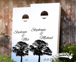"Wedding Tree" Cornhole Boards