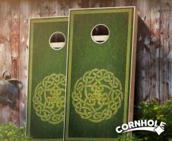 "Celtic Knot" Stained Cornhole Boards