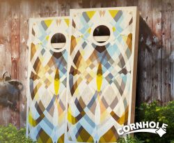 "Color Me" Stained Cornhole Boards