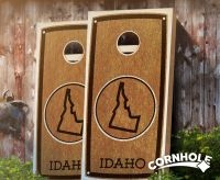 "Idaho" State Stained Cornhole Board