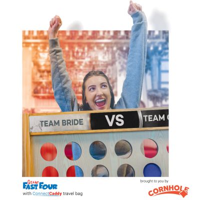 Team Bride vs Team Groom Personalized Fast Four Game #3