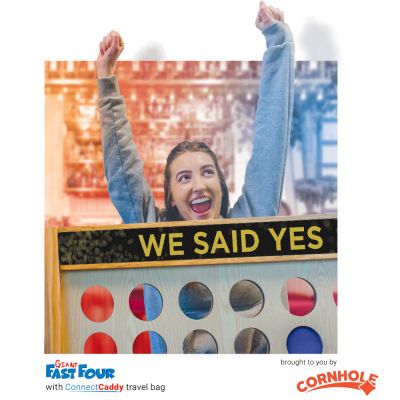 We Said Yes Personalized Wedding Fast Four Game #3